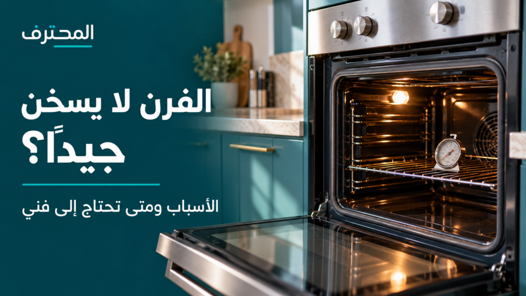 الفرن لا يسخن جيدًا